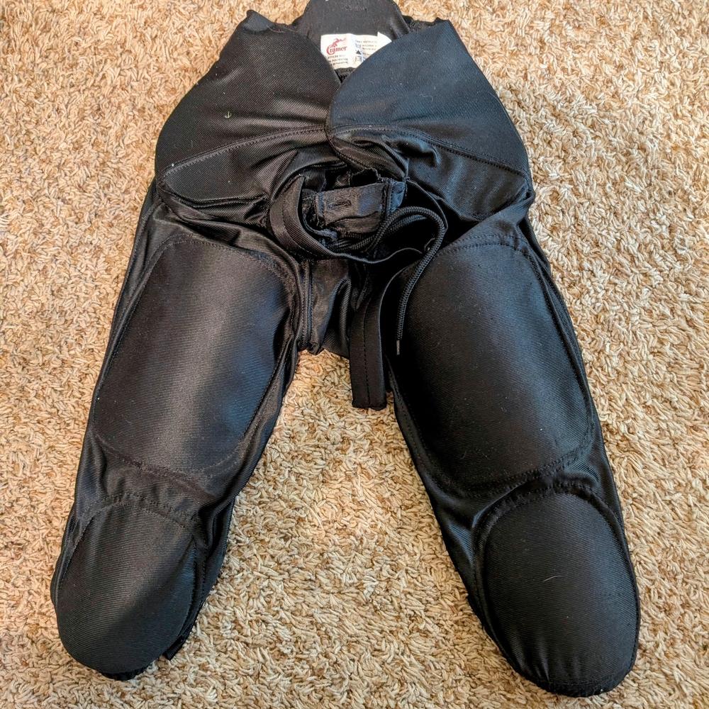 Kids Black Protective Pants